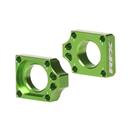 RFX Pro Series Rear Axle Adjuster Blocks for KAWASAKI KX 125, KX 250, KXF 250, KXF 450 2003-2021