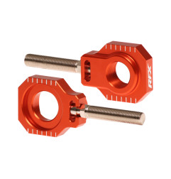 RFX Pro Series Rear Axle Adjuster Blocks for KTM SX 125, SX 150, SX 250, SXF 250, SXF 350 2013-2022