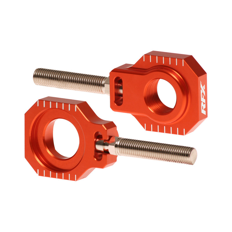 Tendeurs de chaîne RFX Pro Series pour KTM SX 125, SX 150, SX 250, SXF 250, SXF 350 de 2013 à 2022 Tendeurs de chaîne RFX Pro Series pour KTM SX 125, SX 150, SX 250, SXF 250, SXF 350 de 2013 à 2022