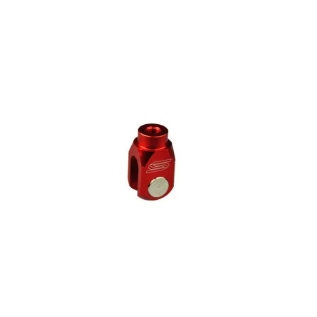 SCAR Rear Brake Clevis Alu Red for HONDA CRF 150, CRF 250, CRF 250 X, CRF 450, CRF 450 X 2002-2027