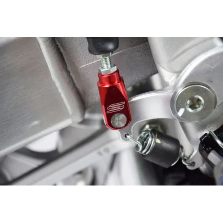 SCAR Rear Brake Clevis Alu Red for HONDA CRF 150, CRF 250, CRF 250 X, CRF 450, CRF 450 X 2002-2027