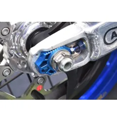 SCAR Kettenspanner - Blau für YAMAHA WRF 250, WRF 450, YZ 125, YZ 250, YZF 250 und FANTIC XE 125, XX 125, XX 250 2002-2027