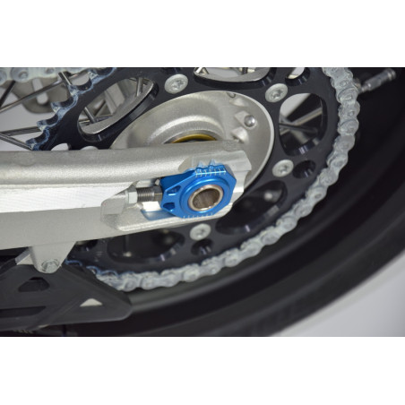 Tendeur de chaîne SCAR pour KTM XC 250, XC 300, XCF 250, HUSQVARNA FC 250, FC 350, FC 450 et GAS GAS MC 125, MCF 250, MCF 450