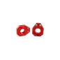 SCAR Axle Blocks - Red for KTM EXC 250, EXC 300, EXCF 250, HUSQVARNA FE 250, TE 250, TE 300 and GAS GAS EC 250, EC 300, ECF 250