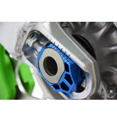 SCAR Kettenspanner - Blau für KAWASAKI KLX 450, KX 250, KX 450, KXF 250, KXF 450 und SUZUKI RM 250, RMX 450, RMZ 250, RMZ 450