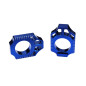 SCAR Kettenspanner - Blau für YAMAHA WRF 450, YZ 250, YZ 250 X, YZF 250, YZF 450 2010-2027