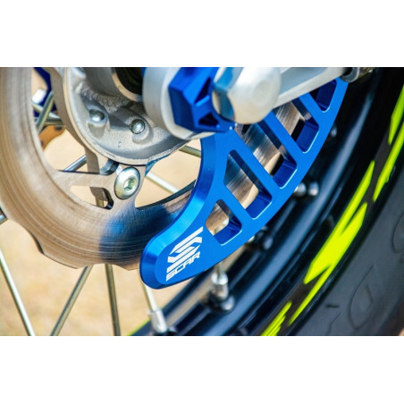 Protector de disco trasero SCAR - Azul para SHERCO SE 125, SEF 250, SEF 300, SEF 450, SER 250 de 2014 a 2027