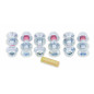 BOLT Sprocket Screws and Nuts Kit Silver - 6 pieces BOLT Sprocket Screws and Nuts Kit Silver - 6 pieces