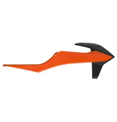 POLISPORT Kühlerspoiler seitlich Orange/Schwarz für KTM EXC 150, EXC 250, EXC 300, EXCF 250, EXCF 350 2018-2023