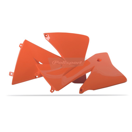 POLISPORT Kühlerspoiler seitlich -02 Orange für KTM EXC 125, EXC 200, EXC 250, EXC 300 2001-2002