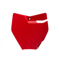 Plaque numéro frontale POLISPORT - rouge pour GAS GAS MC 65 de 2021 à 2023