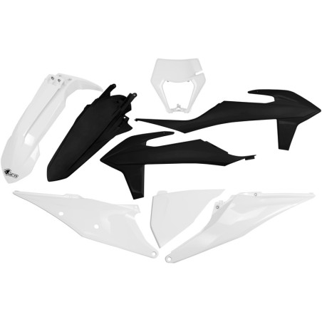 UFO Plastic Kit Sixdays -F for KTM EXC 150, EXC 250, EXC 300, EXCF 250, EXCF 350 2018-2023