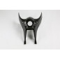 Ouïes de radiateur UFO noir pour KAWASAKI KLX 110 de 2010 à 2020