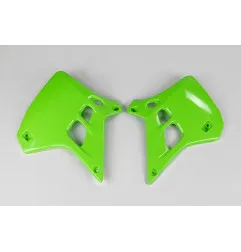 UFO Radiator Covers Green for KAWASAKI KX 125 1990-1991