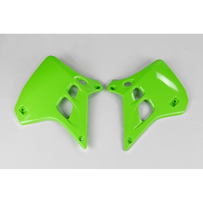 UFO Radiator Covers Green for KAWASAKI KX 125 1990-1991 UFO Radiator Covers Green for KAWASAKI KX 125 1990-1991