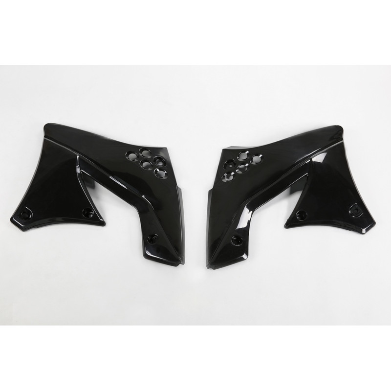 Ouïes de radiateur UFO noir pour KAWASAKI KXF 250 de 2010 à 2011