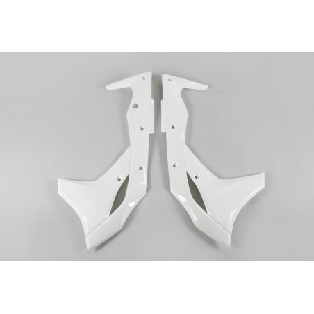 Ouïes de radiateur UFO blanc pour KAWASAKI KX 250, KXF 250 de 2017 à 2019