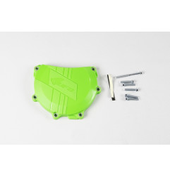 UFO Green Clutch Cover Protection for KAWASAKI KXF 450 2006-2015