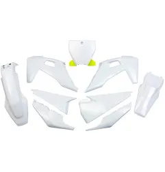 Kit plástica completo UFO HUKIT622999 para HUSQVARNA FC 250, FC 350, FC 450, TC 125, TC 250 de 2019 a 2022