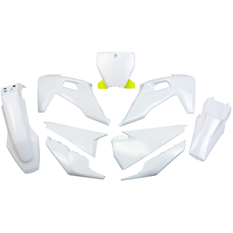 UFO Plastic Kit OEM Color for HUSQVARNA FC 250, FC 350, FC 450, TC 125, TC 250 2019-2022 UFO Plastic Kit OEM Color for HUSQVARNA FC 250, FC 350, FC 450, TC 125, TC 250 2019-2022