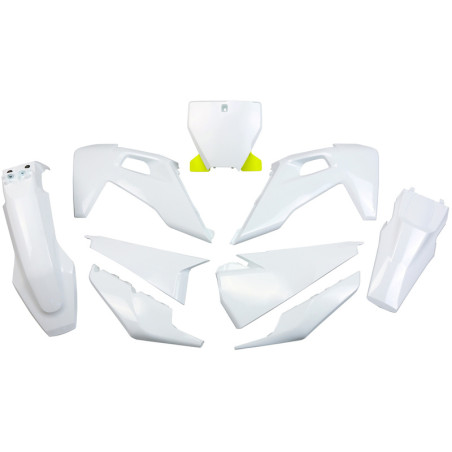 Kit plastiques UFO couleur origine pour HUSQVARNA FC 250, FC 350, FC 450, TC 125, TC 250 de 2019 à 2022