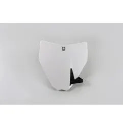 UFO Front Number Plate White for HUSQVARNA TC 85 2014-2017