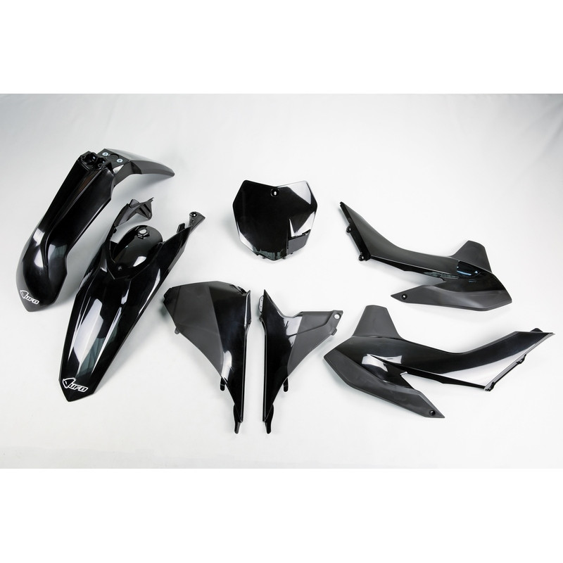 Kit de Plástica UFO Negro para KTM SX 125, SX 150, SX 250, SXF 250, SXF 350 de 2013 a 2016
