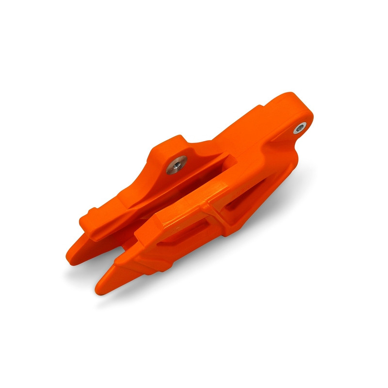 UFO Chain Guide Orange for KTM EXC 250, EXCF 250, HUSQVARNA FC 250, TE 300, SHERCO SER 250, SER 300 and GAS GAS EC 250, EC 300 UFO Chain Guide Orange for KTM EXC 250, EXCF 250, HUSQVARNA FC 250, TE 300, SHERCO SER 250, SER 300 and GAS GAS EC 250, EC 300