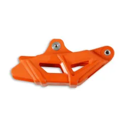 Guide chaîne UFO orange pour KTM EXC 250, EXCF 250, HUSQVARNA FC 250, TE 300, SHERCO SER 250, SER 300 et GAS GAS EC 250, EC 300