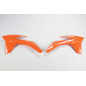 Ouïes de radiateur UFO orange pour KTM EXC 125, EXC 200, EXC 250, EXC 300, EXC 450 de 2011 à 2013 Ouïes de radiateur UFO orange pour KTM EXC 125, EXC 200, EXC 250, EXC 300, EXC 450 de 2011 à 2013