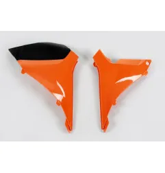 UFO Air Box Covers Orange for KTM SXF 250, SXF 350, SXF 450, XCF 250, XCF 350 2011-2012