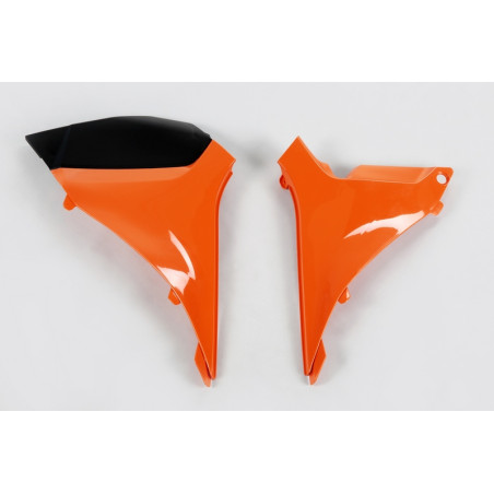 UFO Air Box Covers Orange for KTM SXF 250, SXF 350, SXF 450, XCF 250, XCF 350 2011-2012