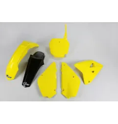 Kit plástica completo UFO Restyling color original SUKIT405K-999D para SUZUKI RM 85 de 2002 a 2022