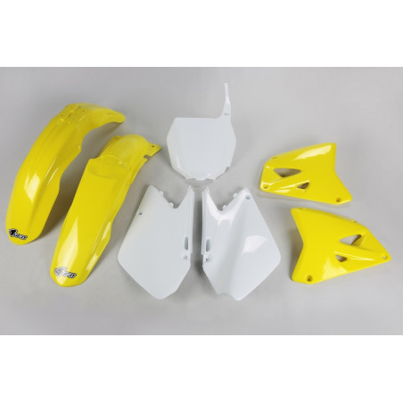 Kit plástica completo UFO original SUKIT402-999 para SUZUKI RM 125, RM 250 de 2003 a 2005