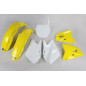 UFO Plastic Kit OEM Color Yellow/White for SUZUKI RM 125, RM 250 2003-2005