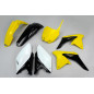 UFO Plastic Kit OEM Color Yellow/Black/White for SUZUKI RMZ 250 2013 UFO Plastic Kit OEM Color Yellow/Black/White for SUZUKI RMZ 250 2013
