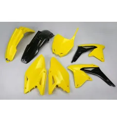 Kit de Plástica UFO OEM Color (2014) Yellow / Negro para SUZUKI RMZ 450 de 2014 a 2017