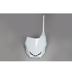 Portanúmeros delantero UFO blanco SU04943-041 para SUZUKI RMZ 250, RMZ 450 de 2018 a 2027