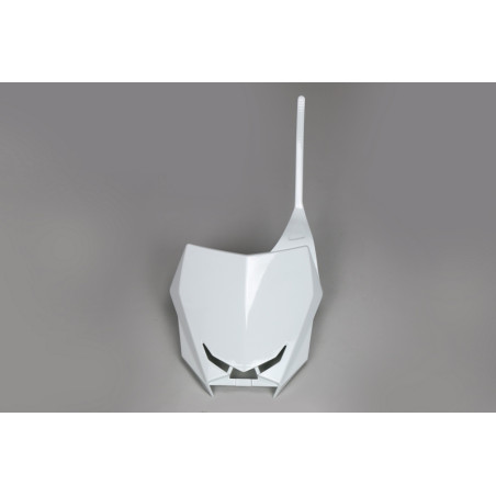 Portanúmeros delantero UFO blanco SU04943-041 para SUZUKI RMZ 250, RMZ 450 de 2018 a 2027