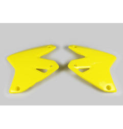 UFO Kühlerabdeckungen DRZ400E 00-09 Gelb RM 01-09 für SUZUKI DR-Z 400 S, DRZ 400 2000-2015