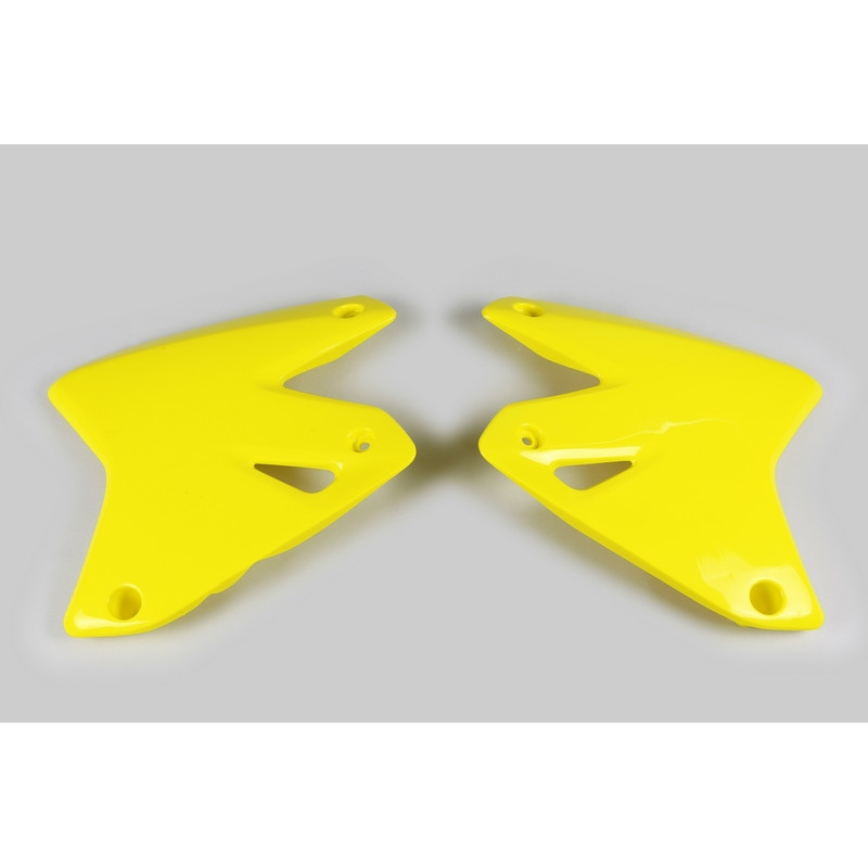 UFO Kühlerabdeckungen DRZ400E 00-09 Gelb RM 01-09 für SUZUKI DR-Z 400 S, DRZ 400 2000-2015