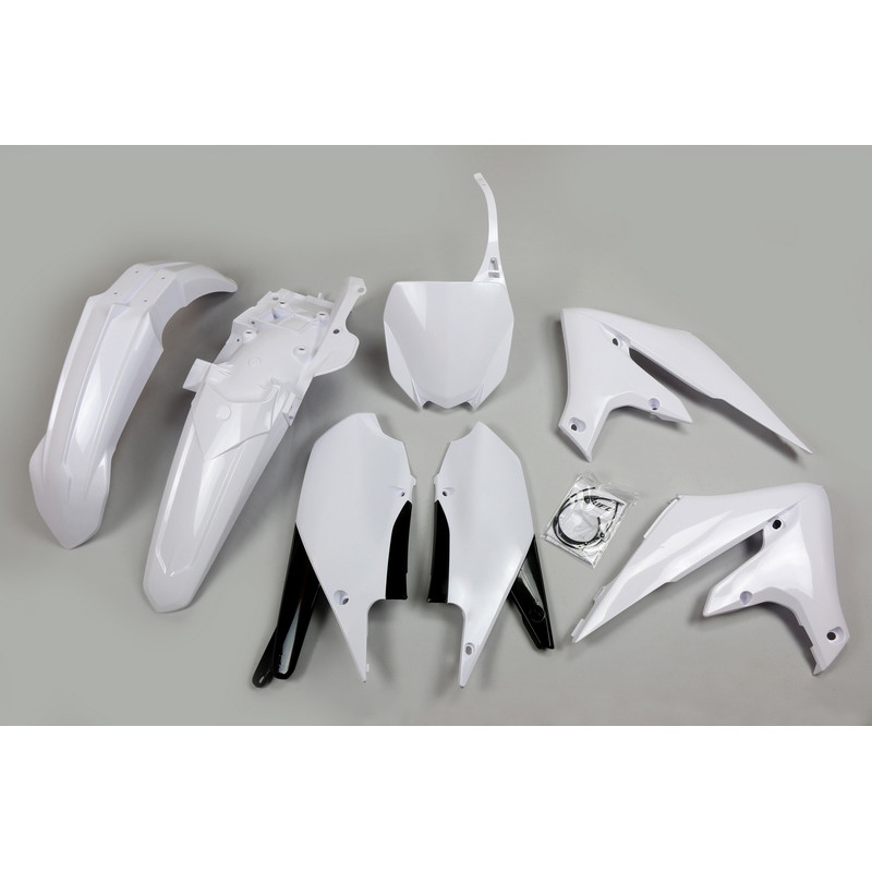 Kit plástica completo UFO blanco YAKIT321-046 para YAMAHA YZF 250, YZF 450 de 2018 a 2023