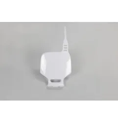UFO Front Number Plate White YamahaYZ80/85 for YAMAHA YZ 80, YZ 85 1993-2014