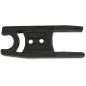 Patin de bras oscillant UFO noir pour YAMAHA YZ 85 de 2002 à 2027