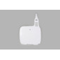 UFO Front Number Plate White for YAMAHA WR 250, YZ 125, YZ 250, YZ 490 1986-1991