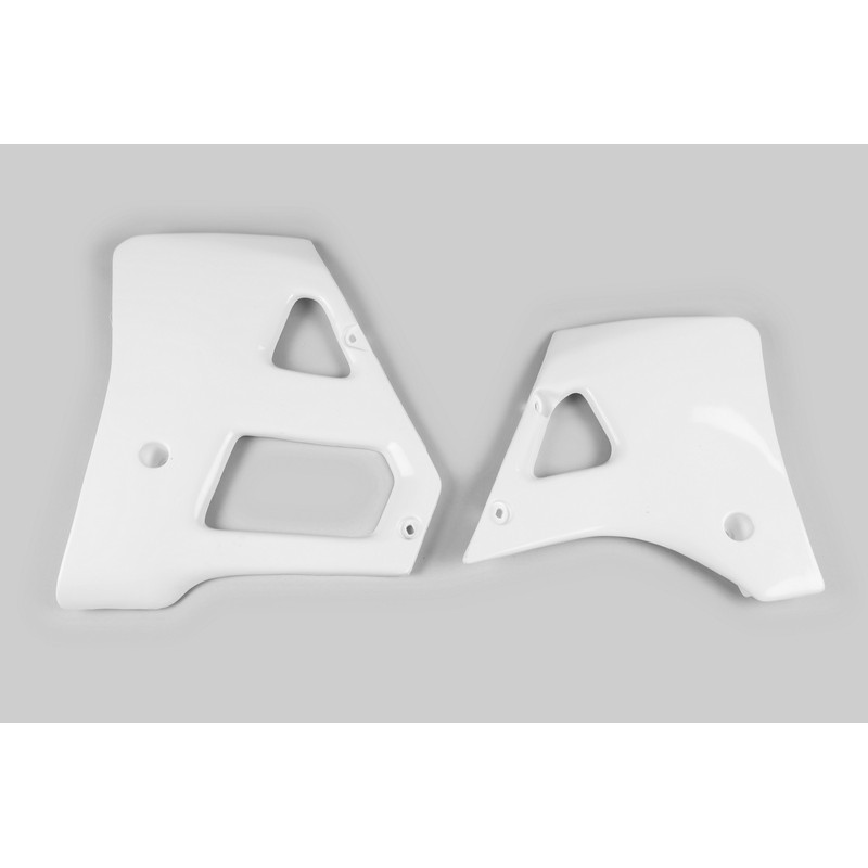 UFO Kühlerabdeckungen YZ125 89-92 YZ250-360 89 Weiß YZ 90 für YAMAHA WR 250, YZ 125, YZ 250 1989-1992