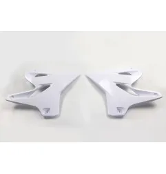 Paneles laterales radiador UFO blanco para YAMAHA TTR 125, WR 250, YZ 125, YZ 250 de 2014 a 2021