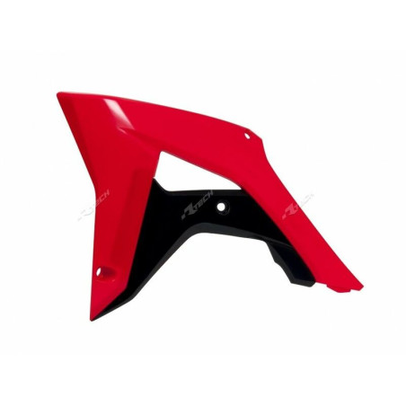 RACETECH Kühlerspoiler Originalfarbe (2017) rot/schwarz für HONDA CRF 250, CRF 250 RX ENDURO, CRF 450, CRF 450 RX ENDURO