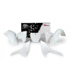 Kit plastique RACETECH couleur origine (2017) blanc pour HUSQVARNA FC 250, FC 350, FS 450, TC 125, TC 250 de 2015 à 2021