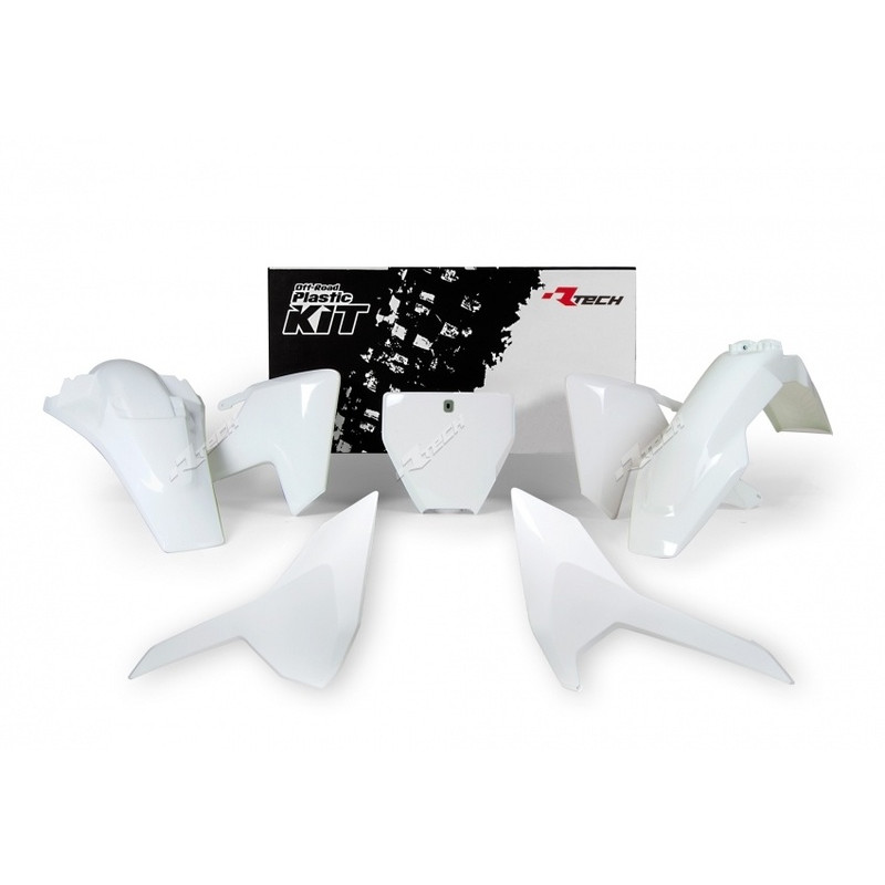RACETECH Plastic Kit OEM Color (2017) White for HUSQVARNA FC 250, FC 350, FS 450, TC 125, TC 250 2015-2021 RACETECH Plastic Kit OEM Color (2017) White for HUSQVARNA FC 250, FC 350, FS 450, TC 125, TC 250 2015-2021